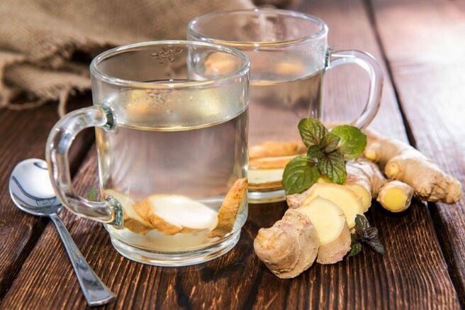 El té de jengibre es una bebida deliciosa y medicinal para aumentar la potencia masculina. 