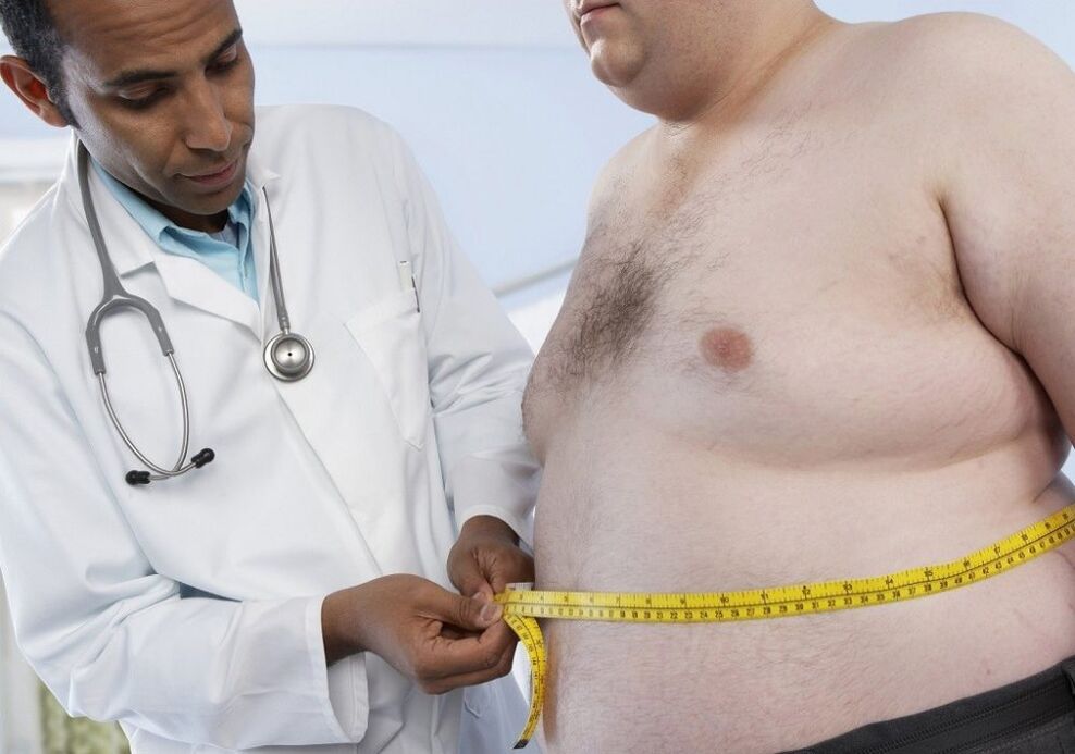 La obesidad es una causa de baja potencia y un motivo para visitar al médico.